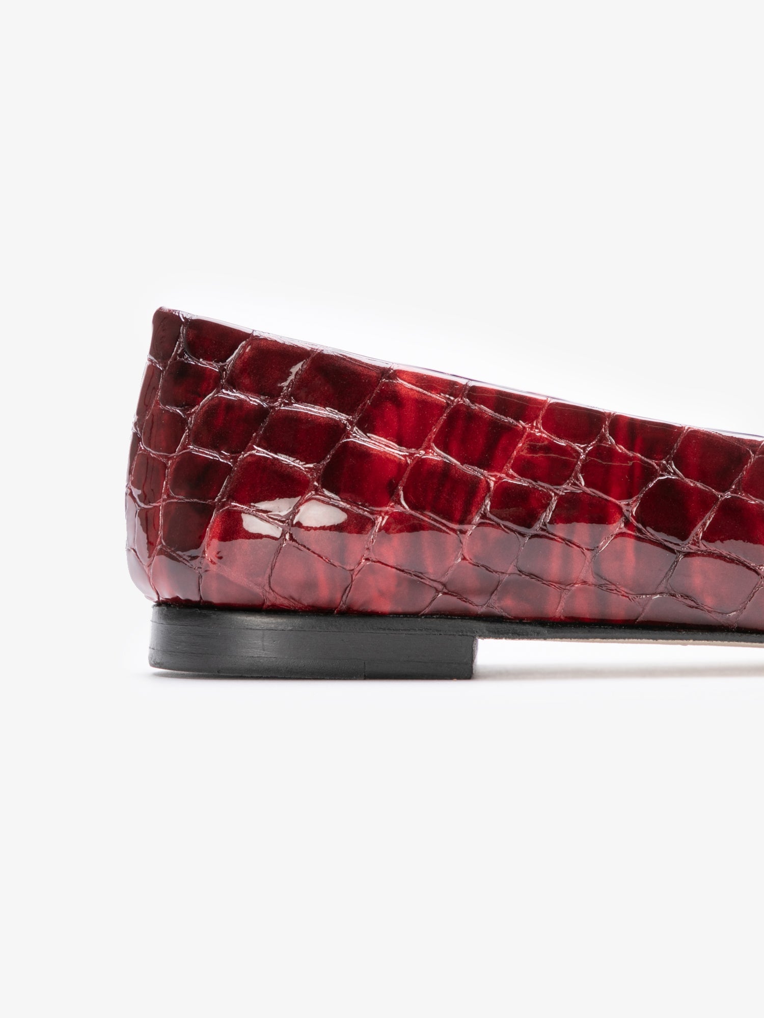 PDP2:CHERRY RED CROCO PATENT LEATHER