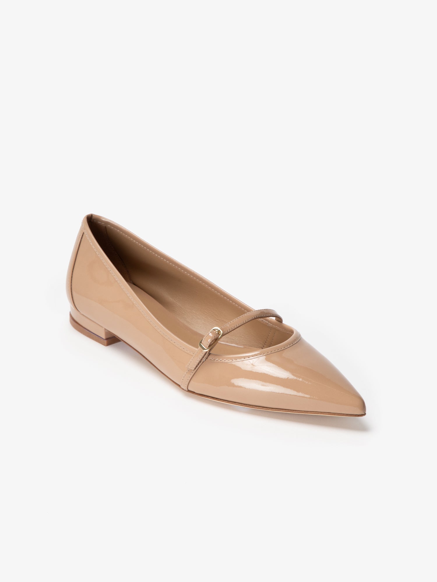 PDP2:LIGHT BROWN PATENT LEATHER