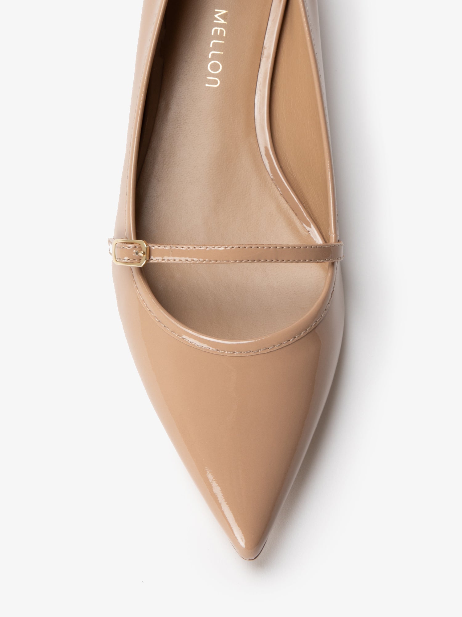 PDP2:LIGHT BROWN PATENT LEATHER